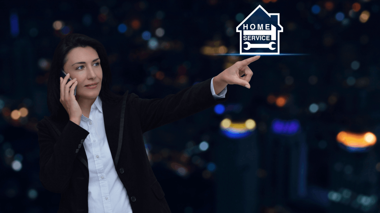 A professional using SEO for home service contractors to connect with customers