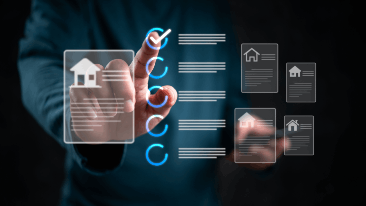 SEO for contractors' digital interface with hand-selected property listings showing home service search optimization